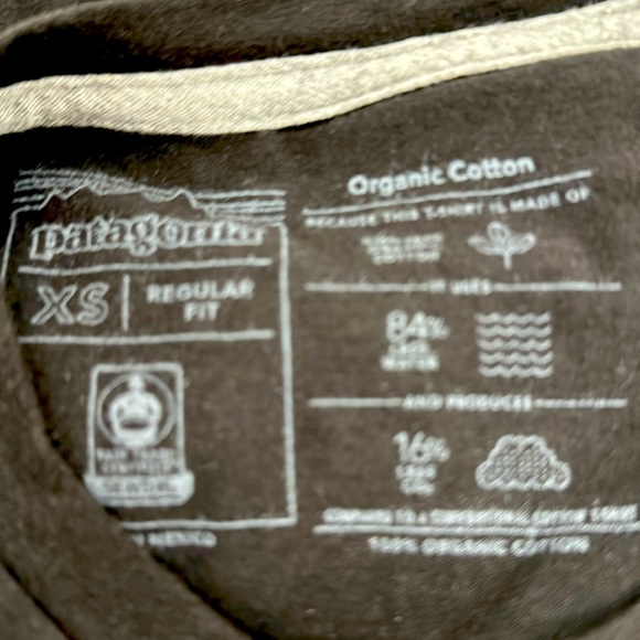 Patagonia Black Sleeveless Top “Trail Running” Sz.xs - Picture 3 of 3